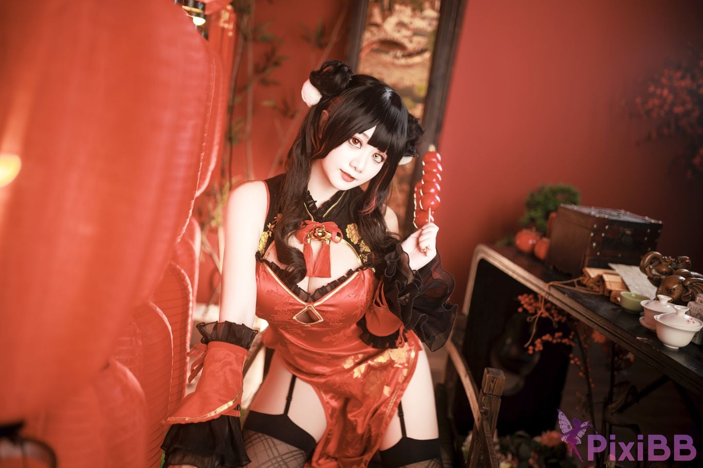 Cosplayer A Xuexue New Year Madness Three PixiBB.COM 020