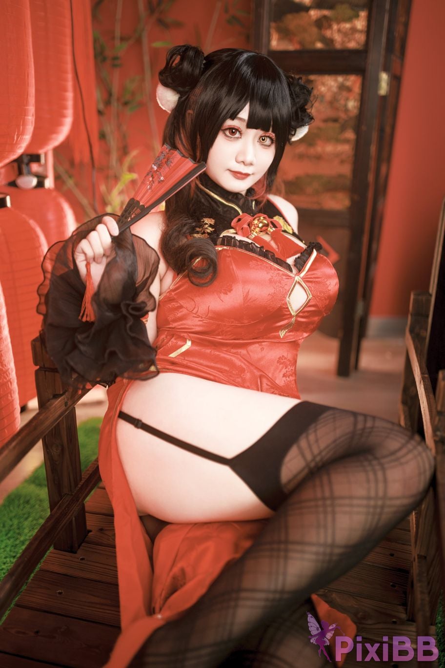 Cosplayer A Xuexue New Year Madness Three PixiBB.COM 027