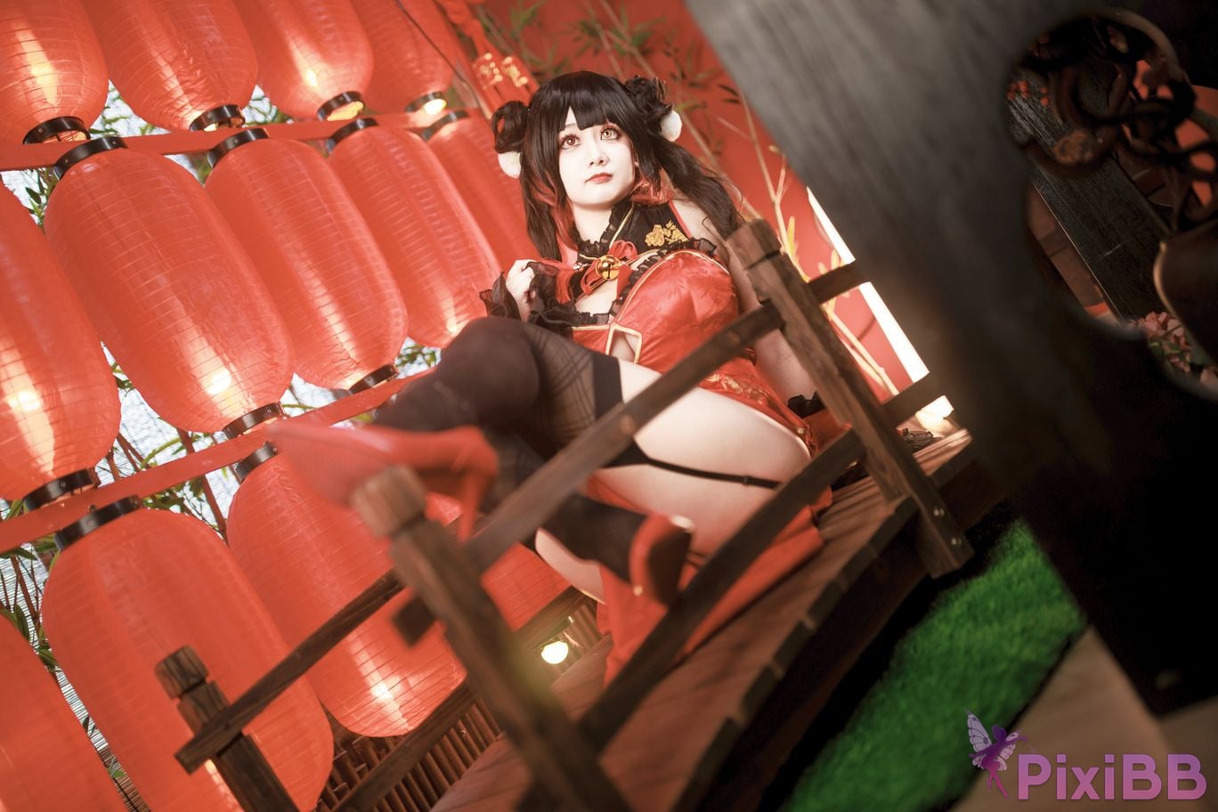 Cosplayer A Xuexue New Year Madness Three PixiBB.COM 029