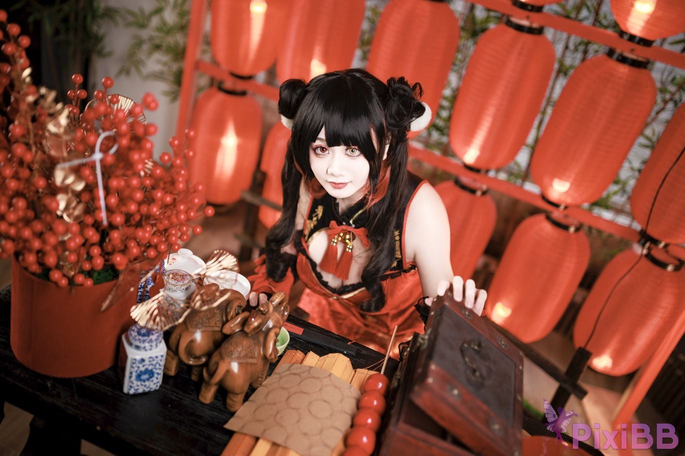 Cosplayer A Xuexue New Year Madness Three PixiBB.COM 031