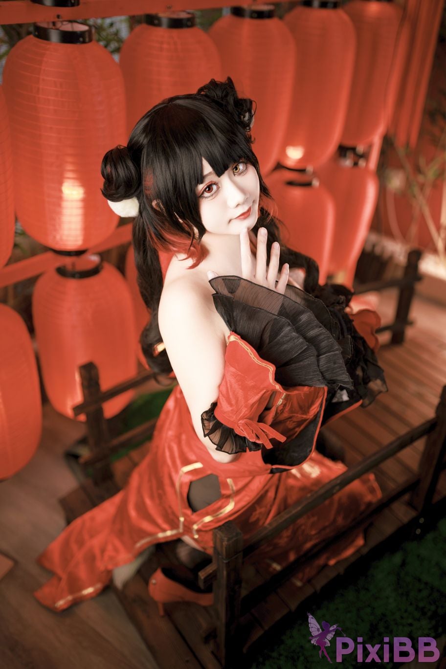 Cosplayer A Xuexue New Year Madness Three PixiBB.COM 032