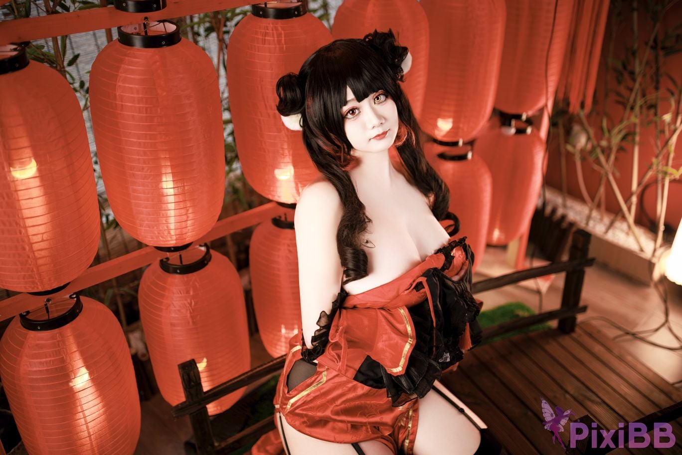 Cosplayer A Xuexue New Year Madness Three PixiBB.COM 034