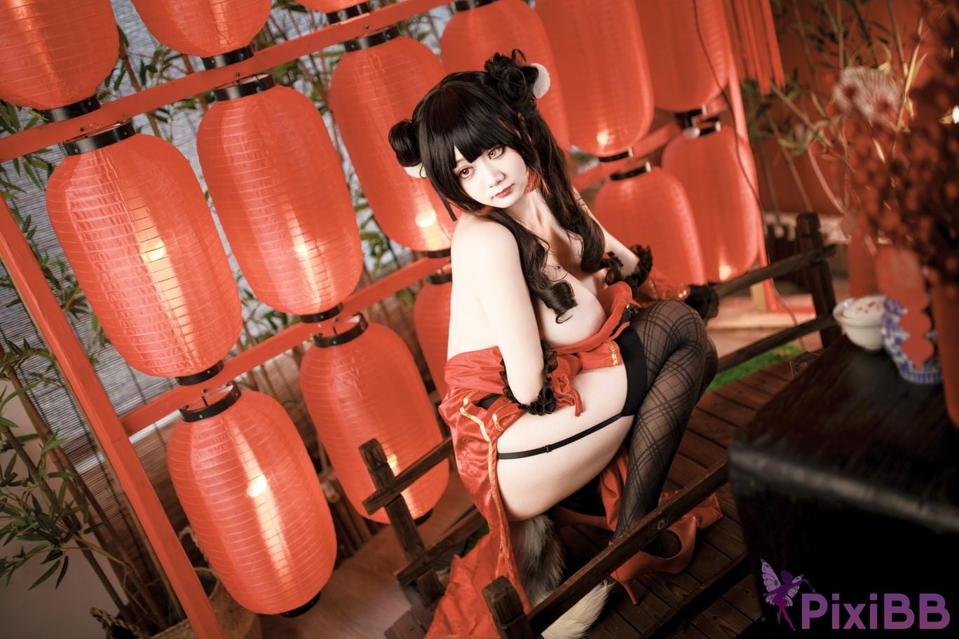 Cosplayer A Xuexue New Year Madness Three PixiBB.COM 035