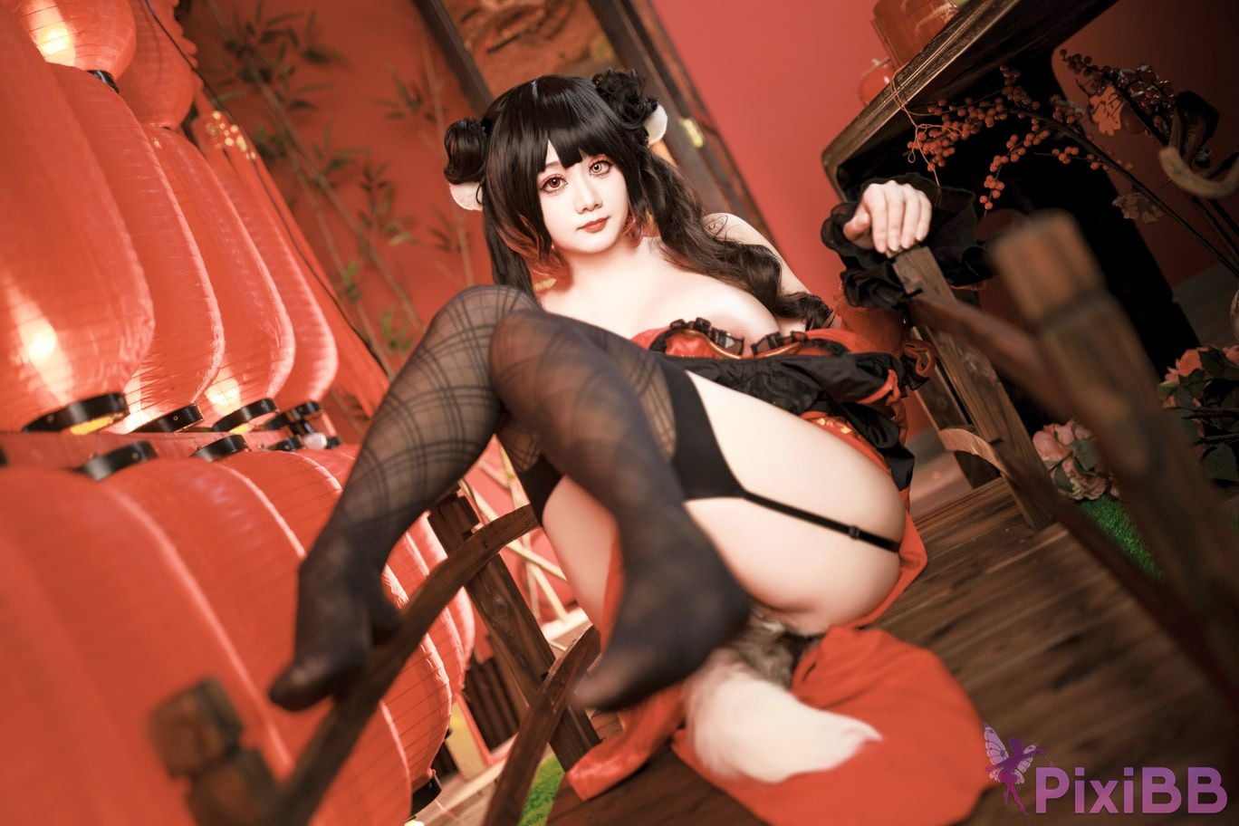 Cosplayer A Xuexue New Year Madness Three PixiBB.COM 043