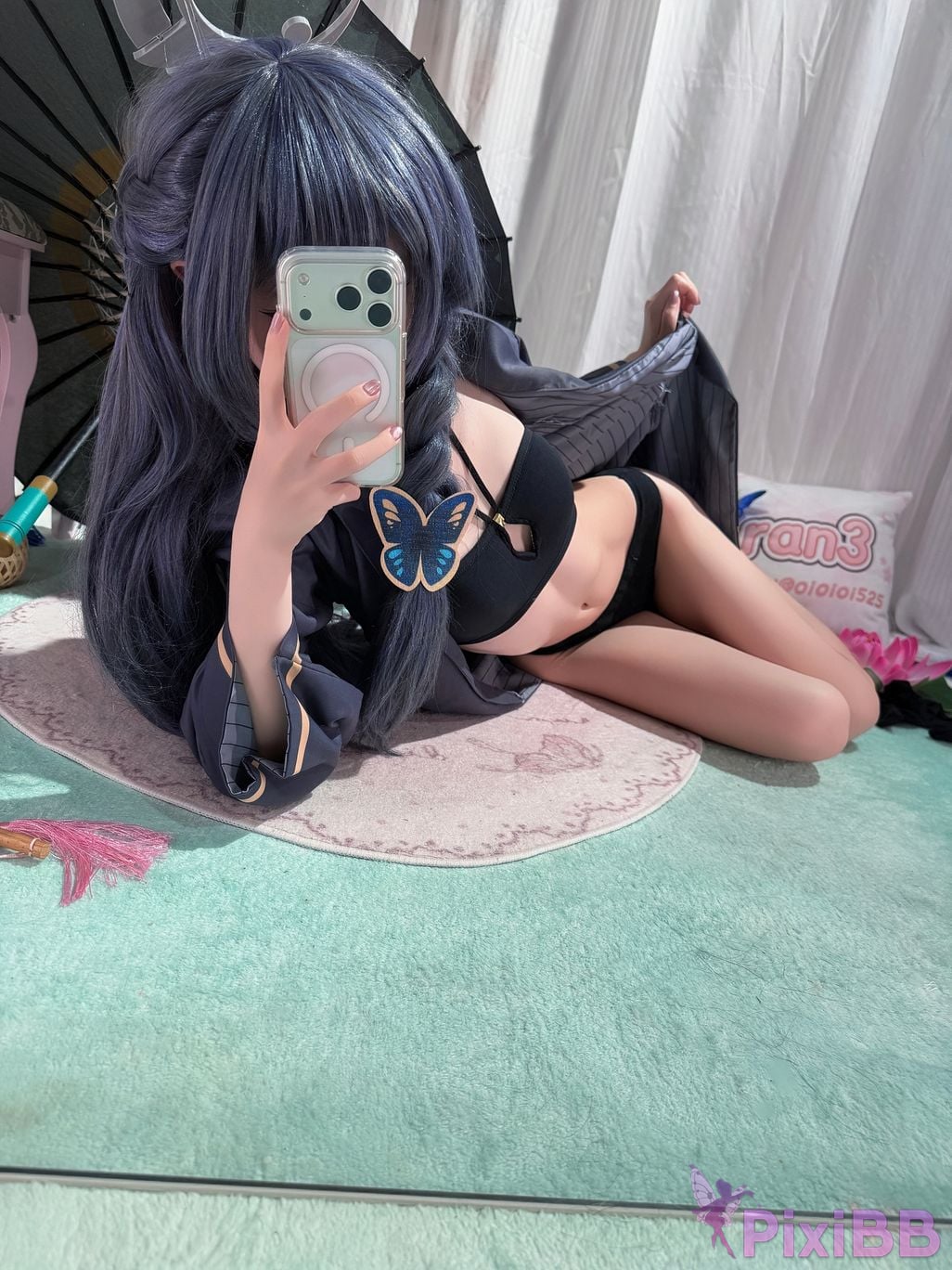 Cosplayer Somezo ran3 Blue Archive Feisaki swimsuit PixiBB.COM 011