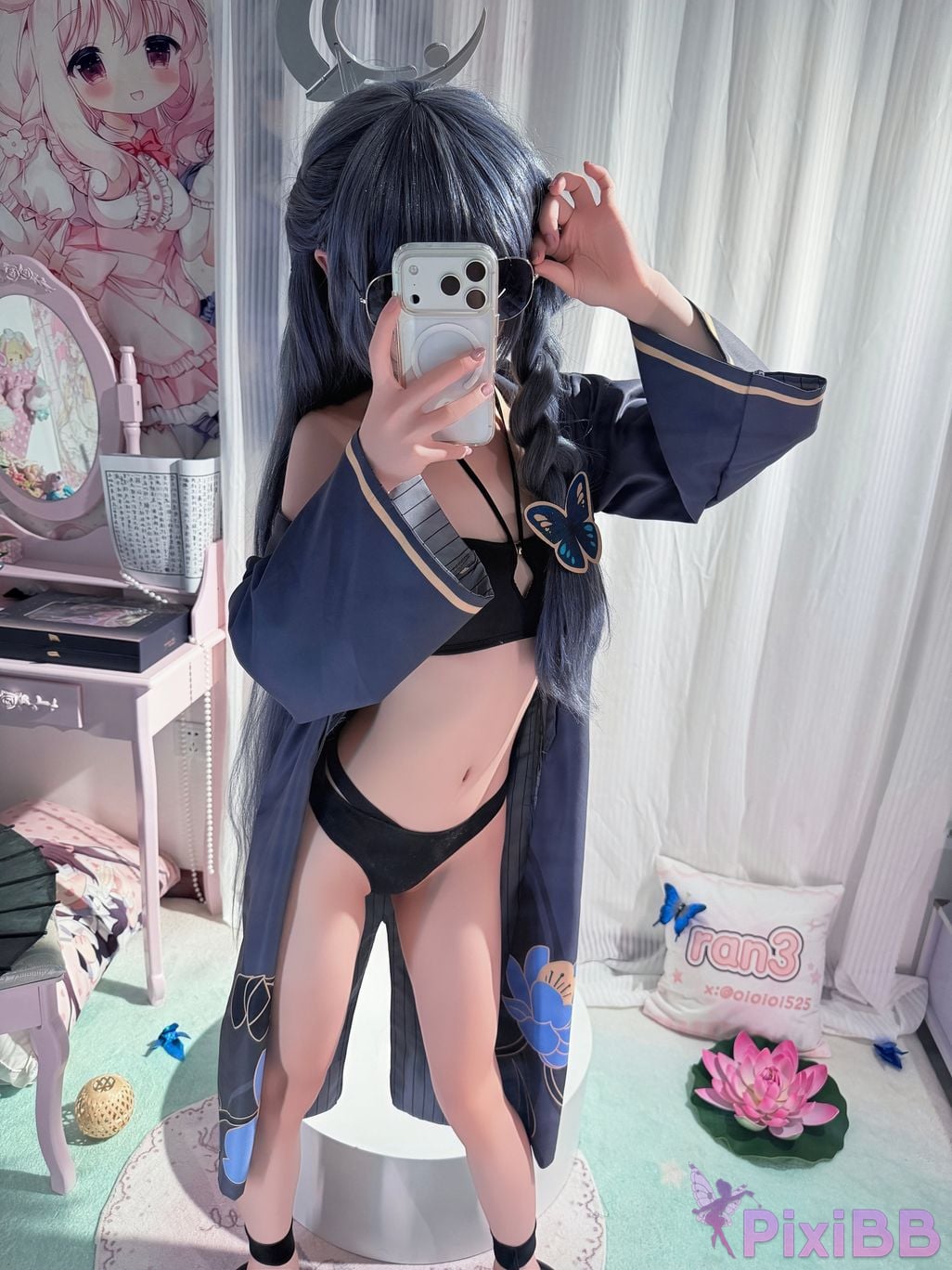 Cosplayer Somezo ran3 Blue Archive Feisaki swimsuit PixiBB.COM 072