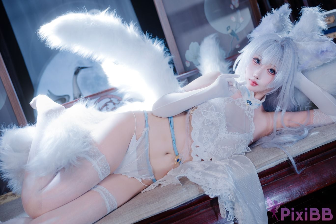 Cosplayer Prisoner of Saron Azur Lane Shinano Blending into one dream PixiBB.COM 022