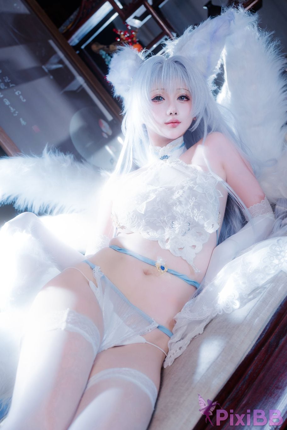 Cosplayer Prisoner of Saron Azur Lane Shinano Blending into one dream PixiBB.COM 024