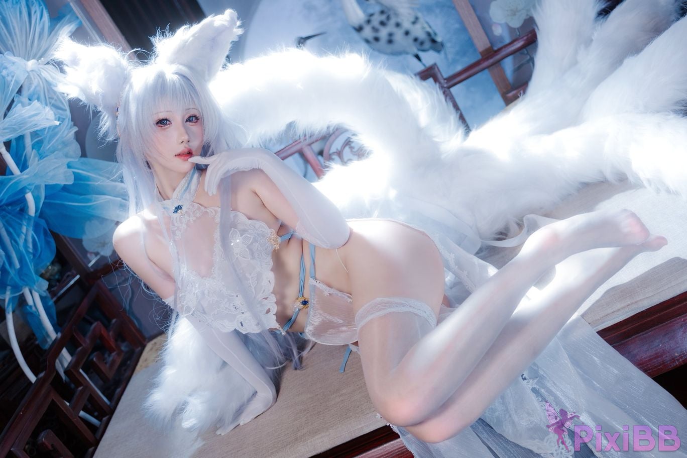 Cosplayer Prisoner of Saron Azur Lane Shinano Blending into one dream PixiBB.COM 026