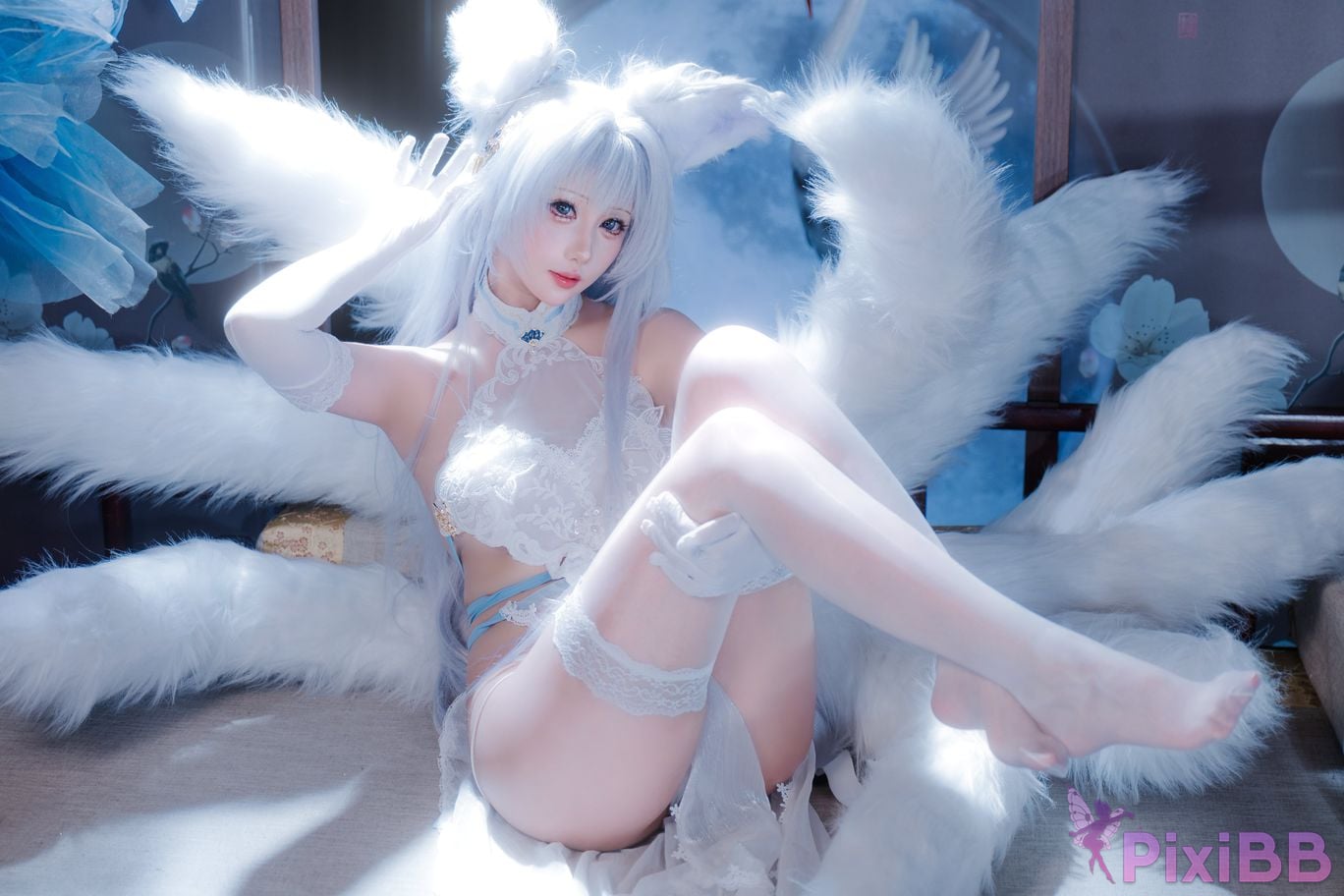 Cosplayer Prisoner of Saron Azur Lane Shinano Blending into one dream PixiBB.COM 027