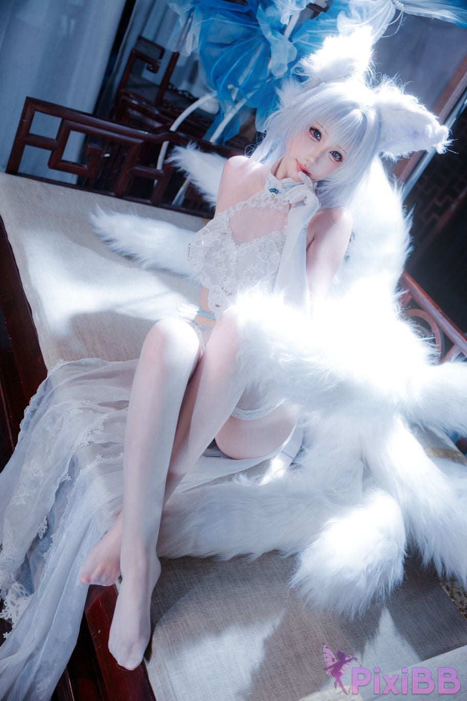 Cosplayer Prisoner of Saron Azur Lane Shinano Blending into one dream PixiBB.COM 032