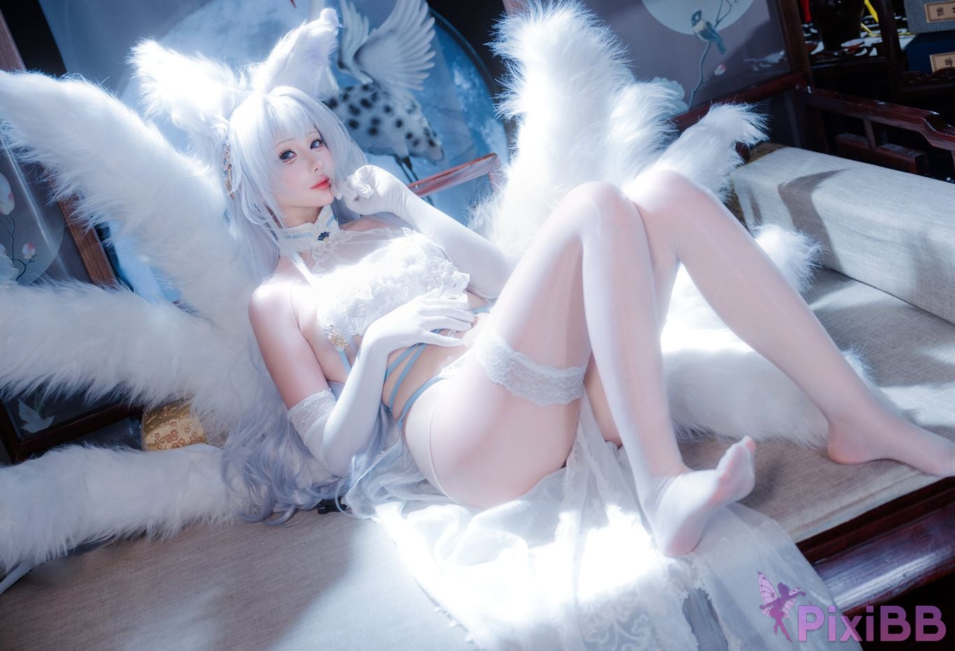Cosplayer Prisoner of Saron Azur Lane Shinano Blending into one dream PixiBB.COM 040