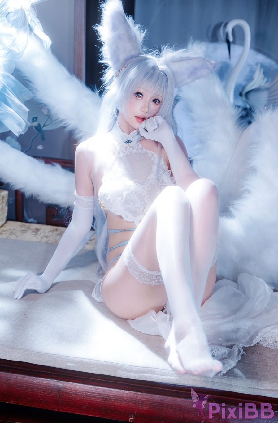 Cosplayer Prisoner of Saron Azur Lane Shinano Blending into one dream PixiBB.COM 052