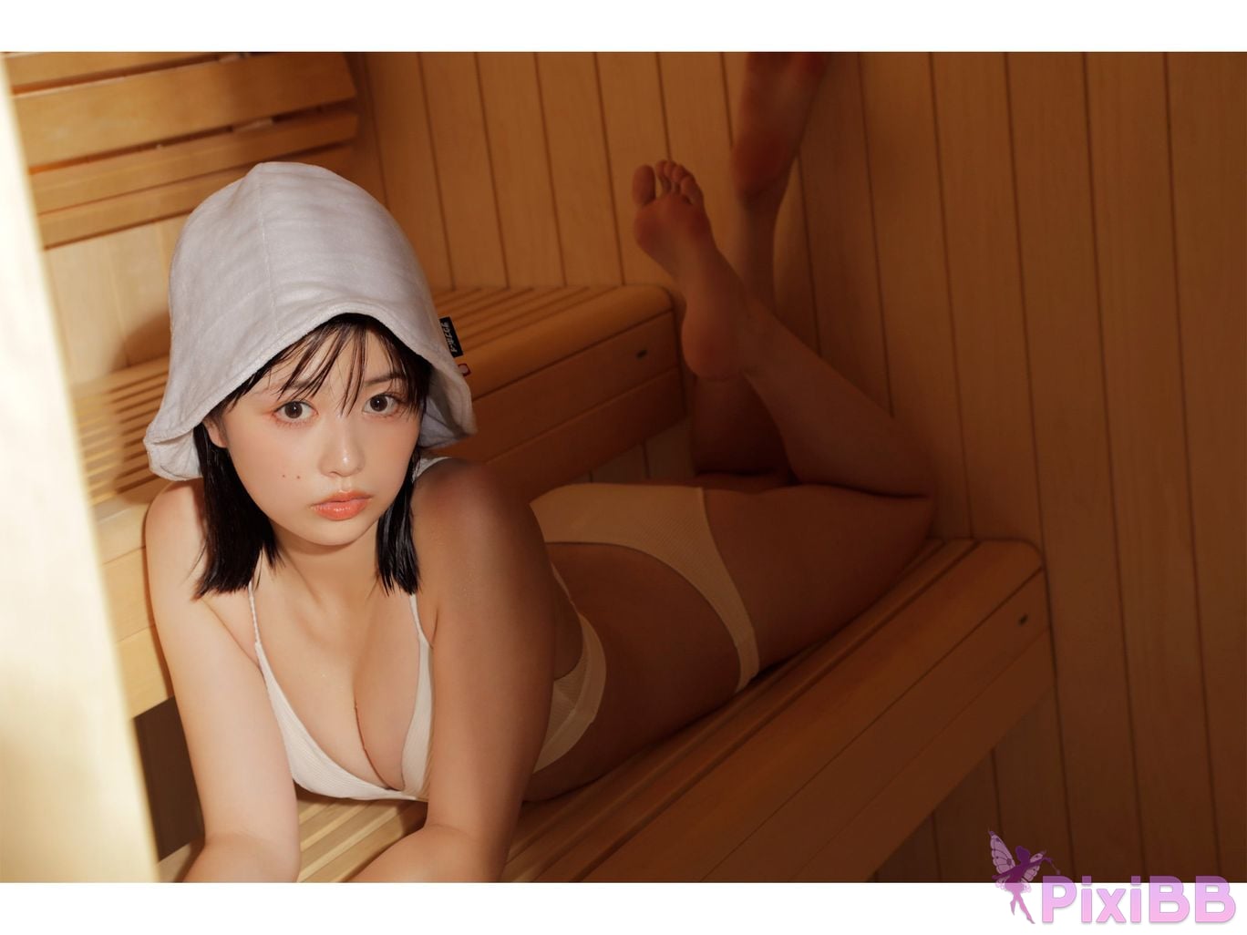 Japanese Idol Yuzuha Saeki GoodsPress digital photo book Yuzu sauna PixiBB.COM 030