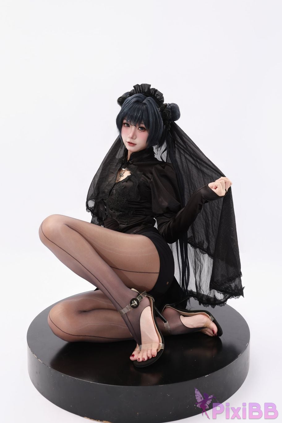 Cosplayer Qiqi be good Blue Archive Concubine Longhua bride PixiBB.COM 056