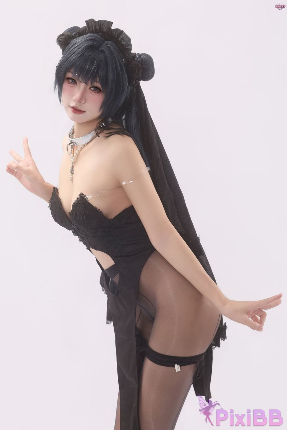 Cosplayer Qiqi be good Blue Archive Concubine Longhua bride PixiBB.COM 064