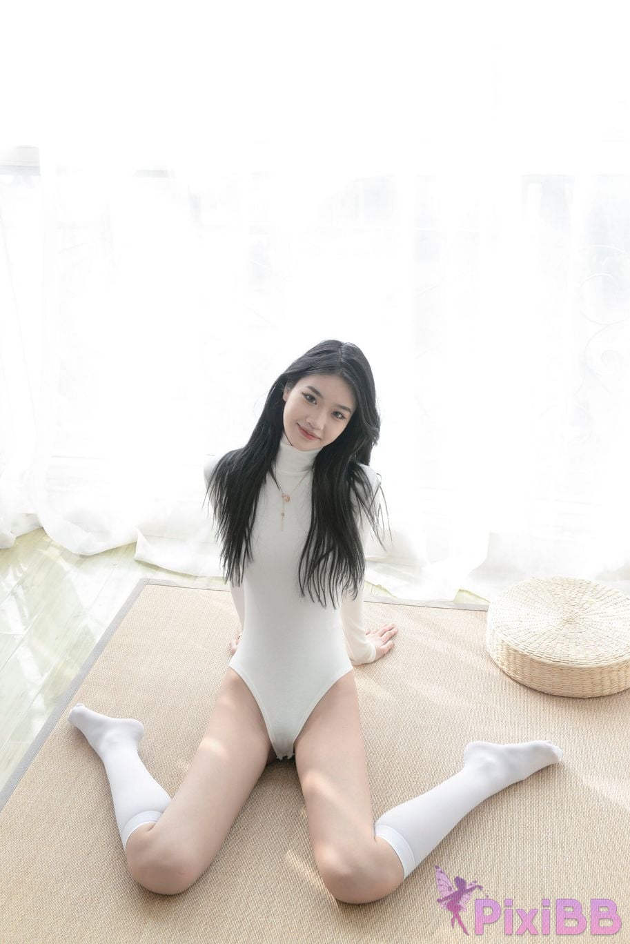 Private Photoshoot Xiaoya kemi R18 OK X model White stockings with long legs and beautiful pussy Full scale shooting PixiBB.COM 049