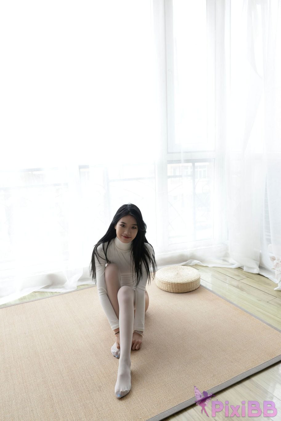 Private Photoshoot Xiaoya kemi R18 OK X model White stockings with long legs and beautiful pussy Full scale shooting PixiBB.COM 184