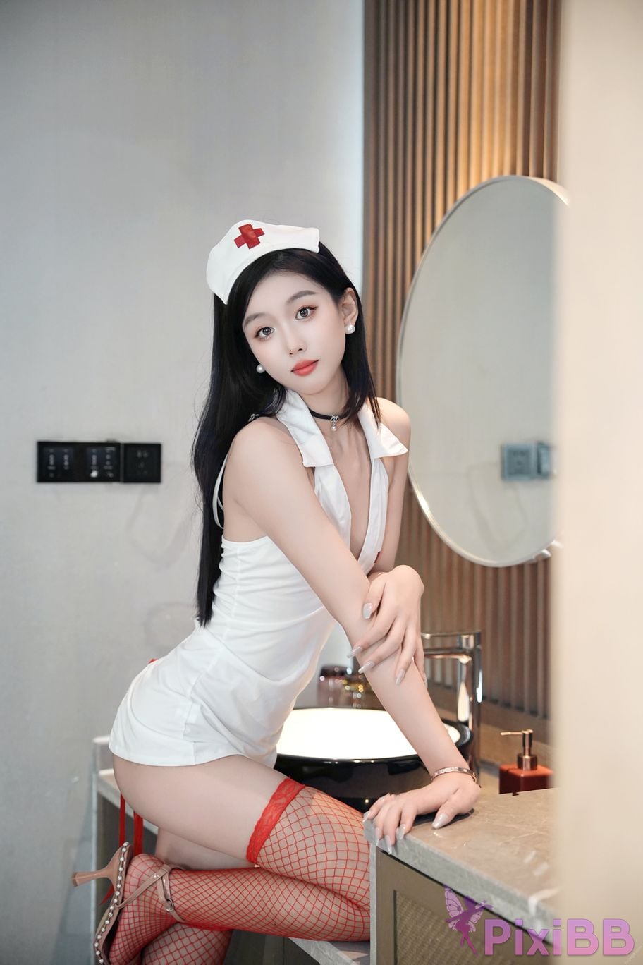 No watermark for in app purchases Jiang Nianyu nurse uniform PixiBB.COM 011