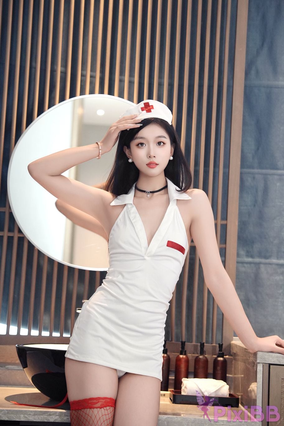 No watermark for in app purchases Jiang Nianyu nurse uniform PixiBB.COM 024