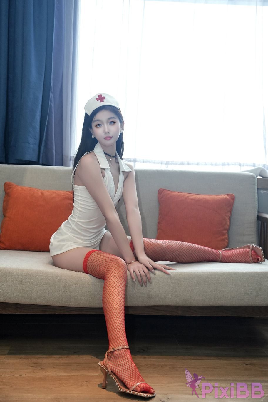 No watermark for in app purchases Jiang Nianyu nurse uniform PixiBB.COM 050