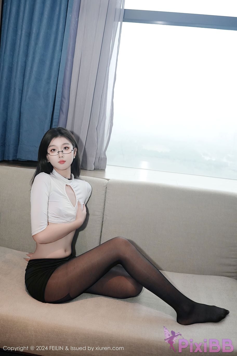 FEILIN Vol.489 Jiang nian yu PixiBB.COM 002