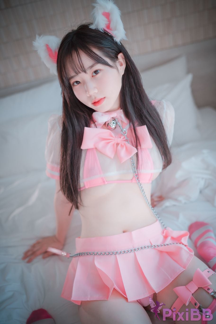 DJAWA Photo Myu a Catgirl in Pink PixiBB.COM 015