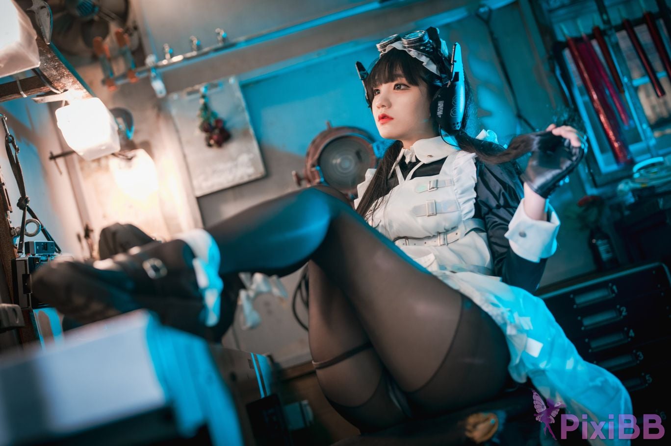 DJAWA Photo Jeong Jenny Combat Maid Mansion PixiBB.COM 020.JPG
