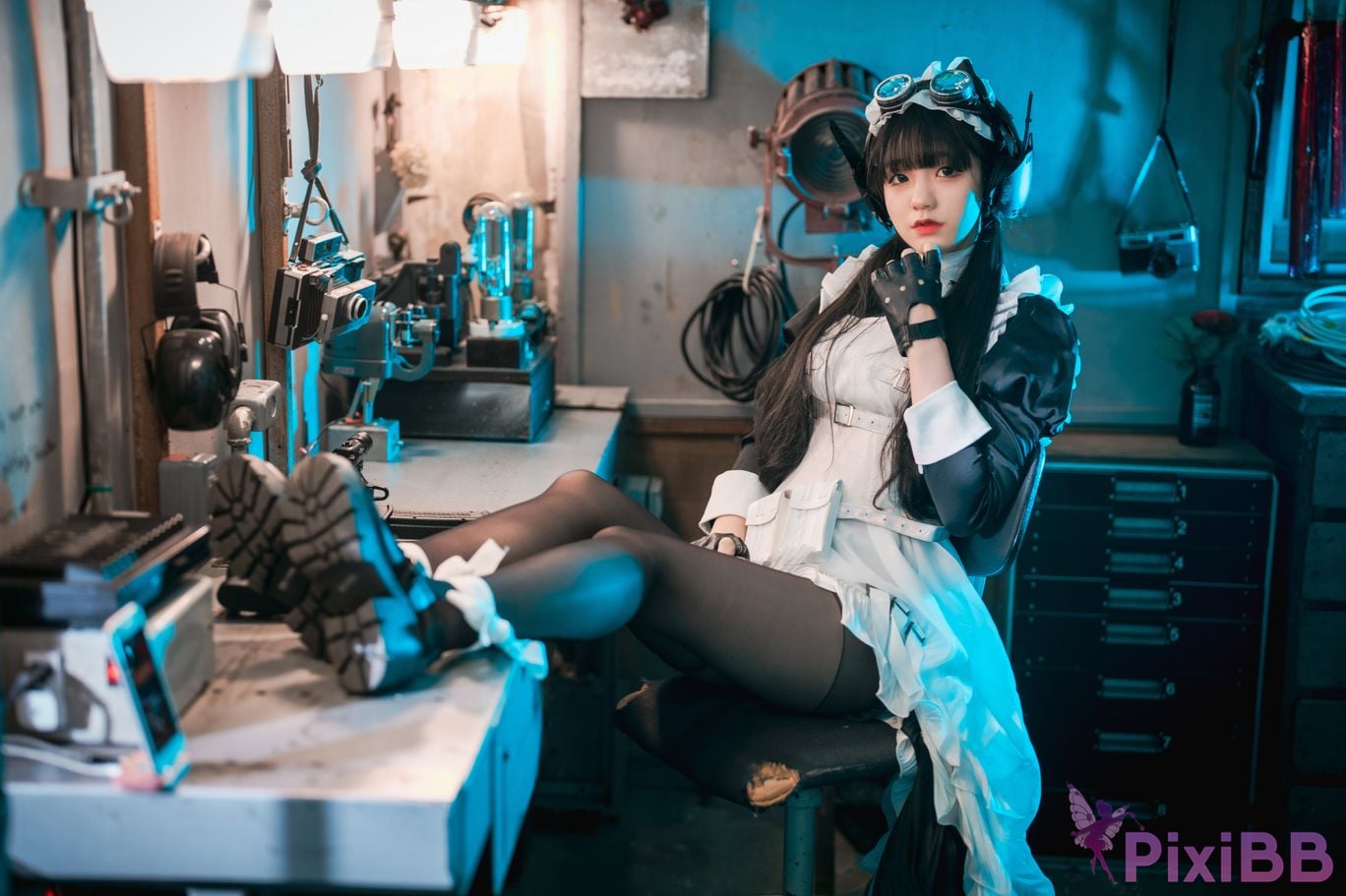 DJAWA Photo Jeong Jenny Combat Maid Mansion PixiBB.COM 031.JPG
