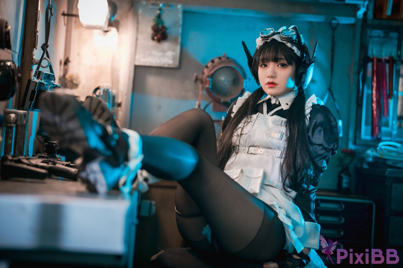 DJAWA Photo Jeong Jenny Combat Maid Mansion PixiBB.COM 046.JPG
