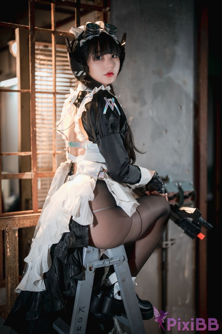 DJAWA Photo Jeong Jenny Combat Maid Mansion PixiBB.COM 057.JPG