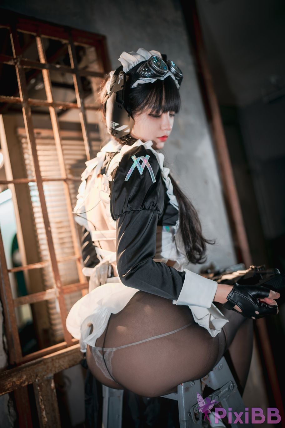 DJAWA Photo Jeong Jenny Combat Maid Mansion PixiBB.COM 059.JPG