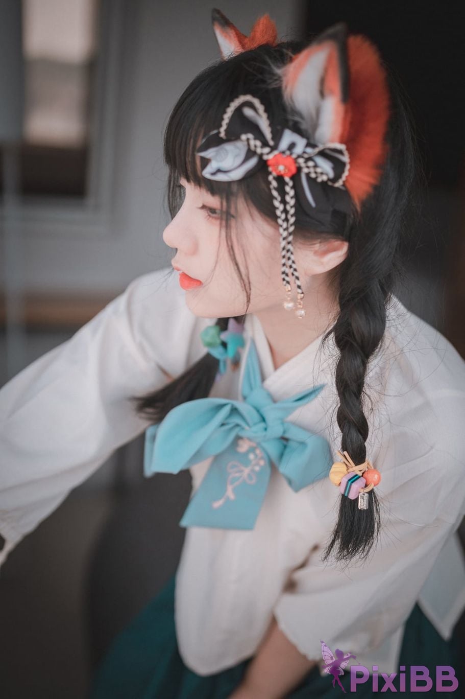 DJAWA Photo Jeong Jenny Kitsune in Hanfu PixiBB.COM 028