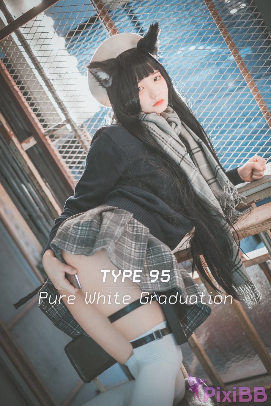 DJAWA Photo Jeong Jenny Girls Frontline Type 95 Pure White Graduation ver. PixiBB.COM 001