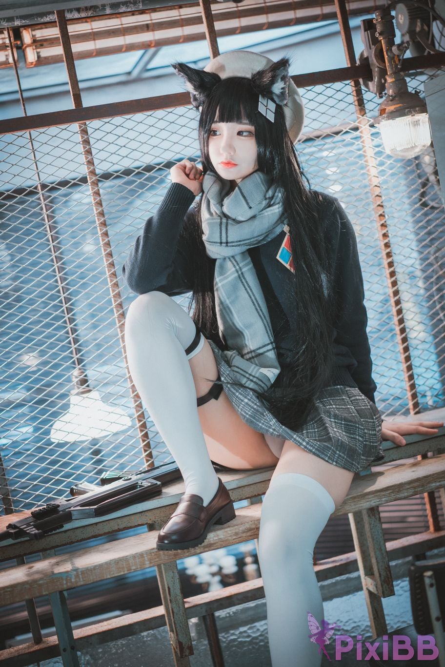 DJAWA Photo Jeong Jenny Girls Frontline Type 95 Pure White Graduation ver. PixiBB.COM 004