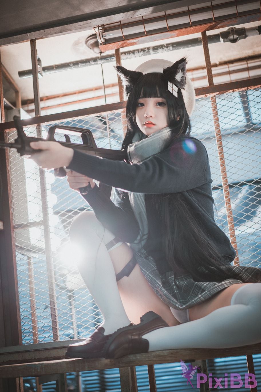 DJAWA Photo Jeong Jenny Girls Frontline Type 95 Pure White Graduation ver. PixiBB.COM 008
