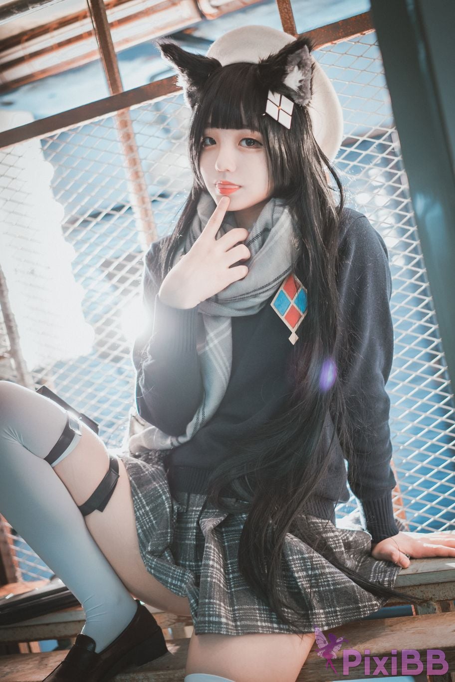 DJAWA Photo Jeong Jenny Girls Frontline Type 95 Pure White Graduation ver. PixiBB.COM 011
