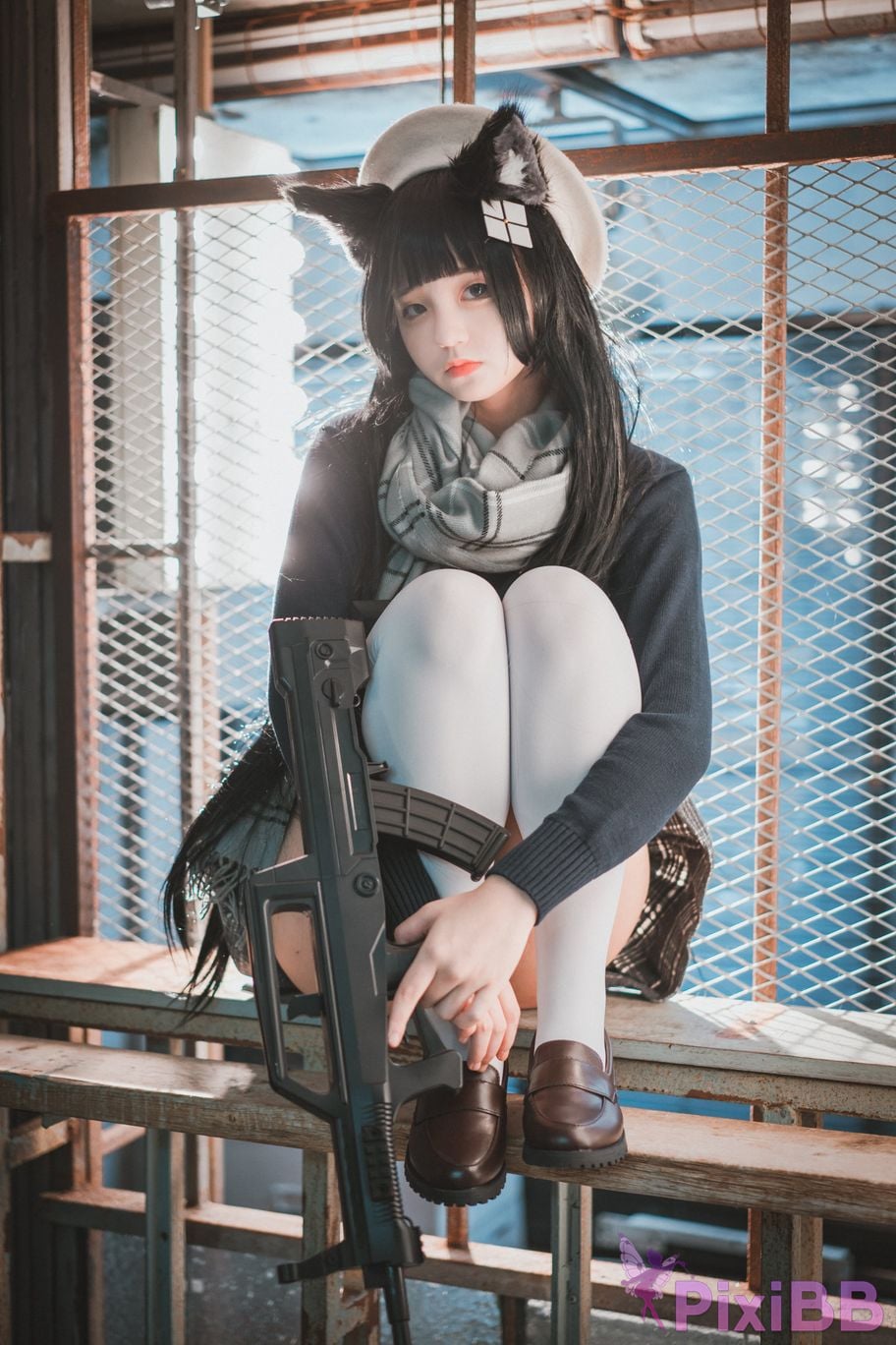 DJAWA Photo Jeong Jenny Girls Frontline Type 95 Pure White Graduation ver. PixiBB.COM 012