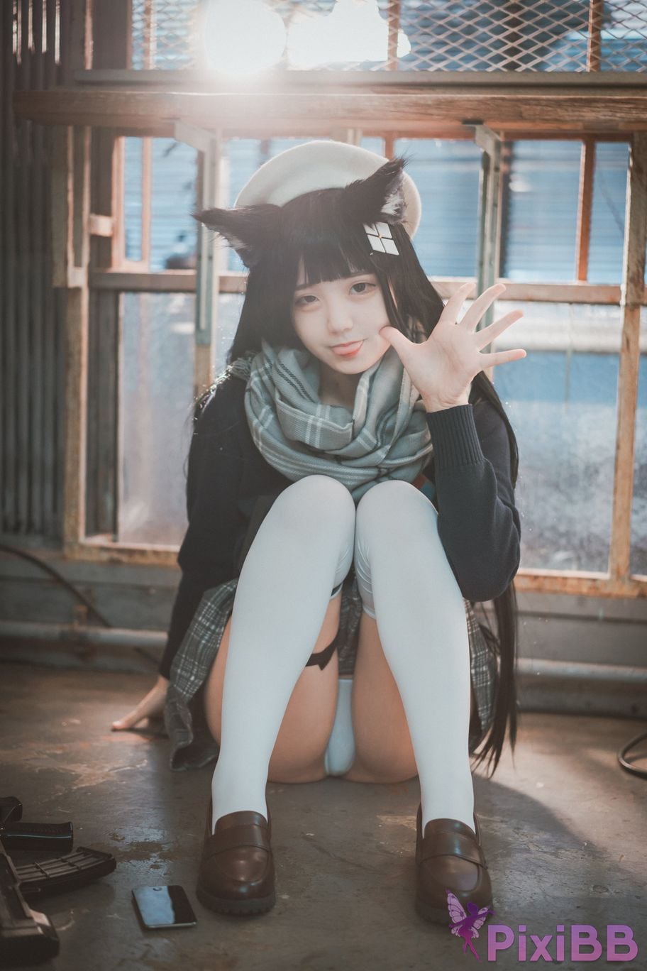 DJAWA Photo Jeong Jenny Girls Frontline Type 95 Pure White Graduation ver. PixiBB.COM 018