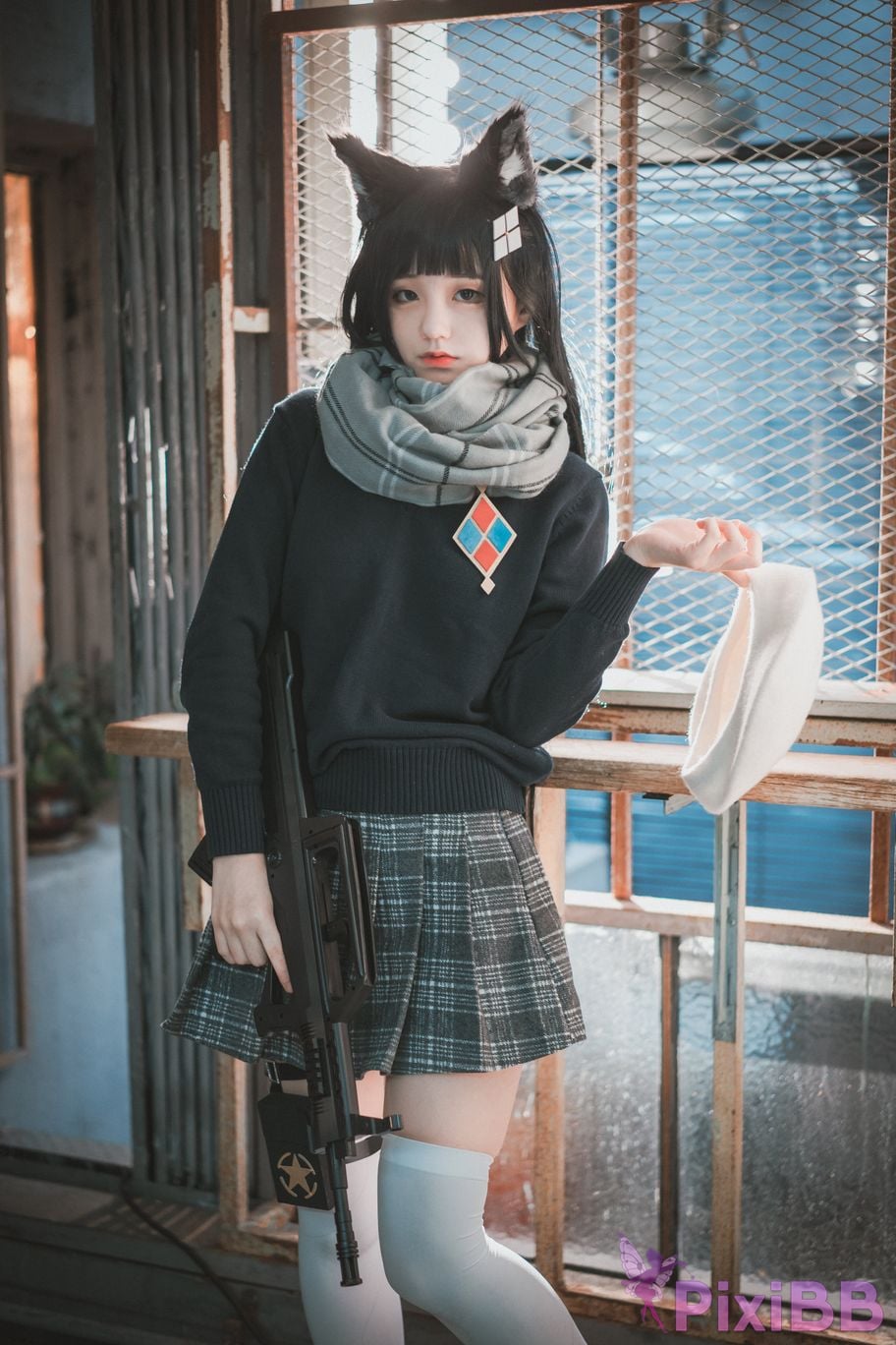 DJAWA Photo Jeong Jenny Girls Frontline Type 95 Pure White Graduation ver. PixiBB.COM 022