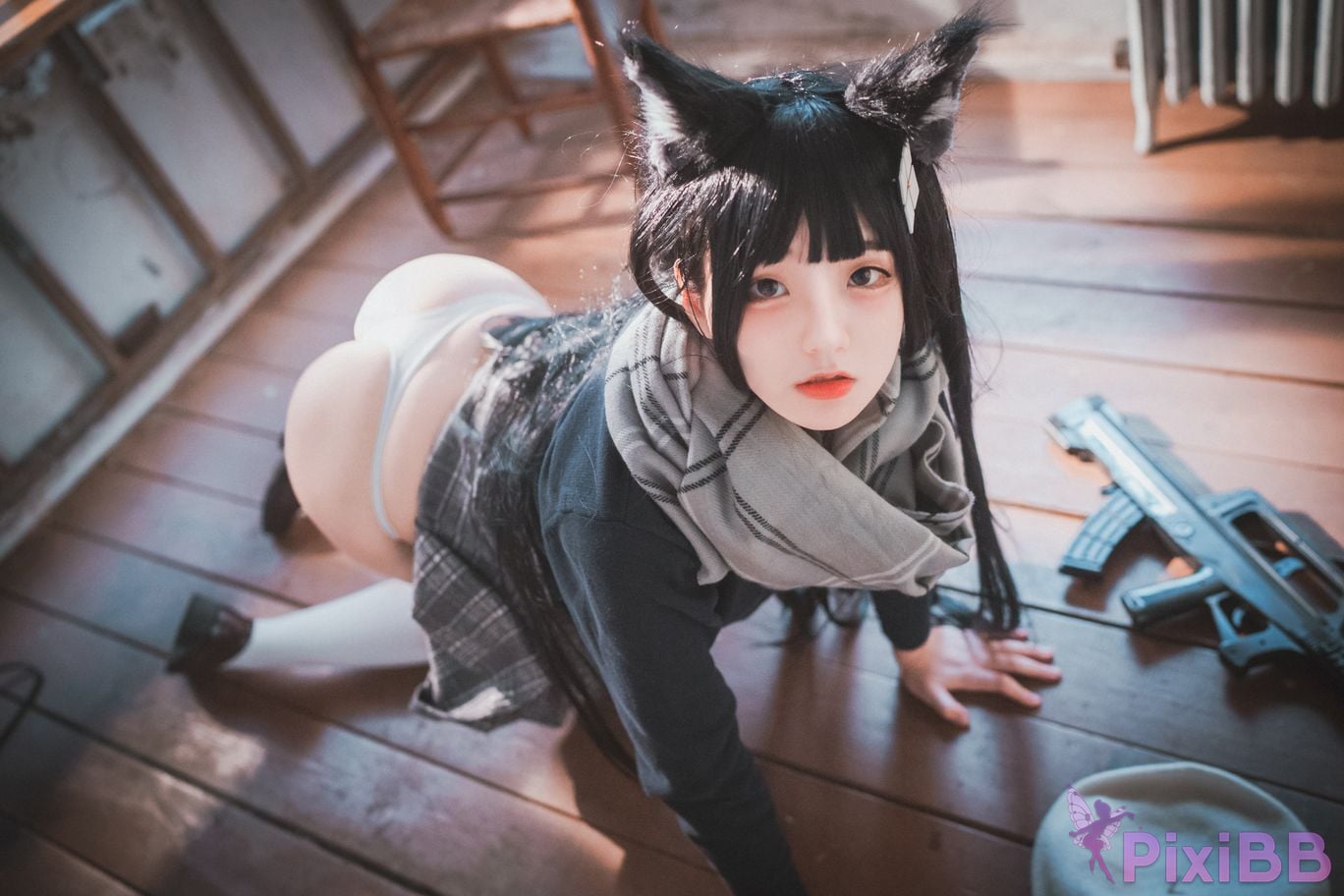DJAWA Photo Jeong Jenny Girls Frontline Type 95 Pure White Graduation ver. PixiBB.COM 030