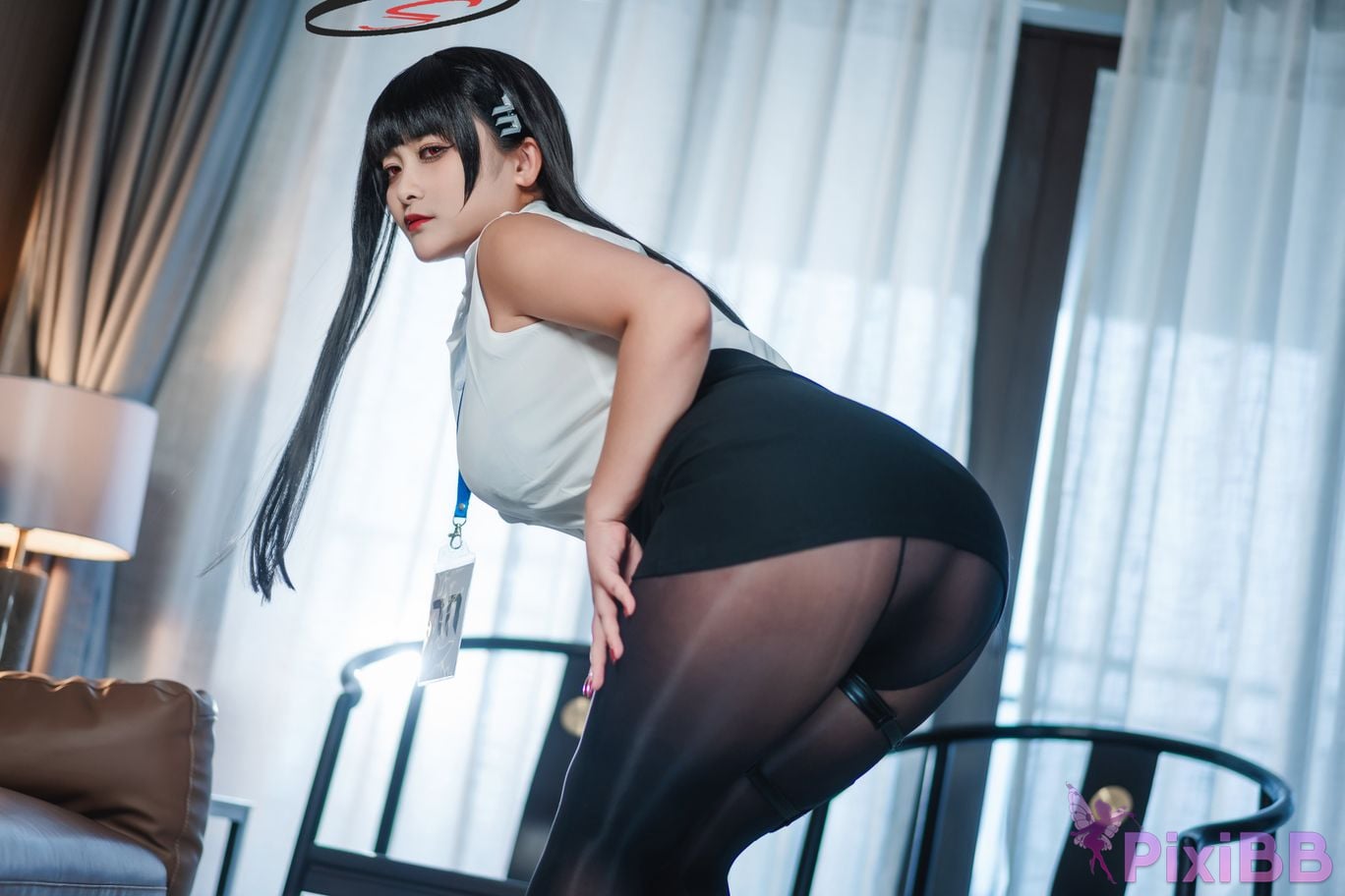 Cosplayer Luo Li LoLiSAMA Blue Archive Rion Moon PixiBB.COM 023