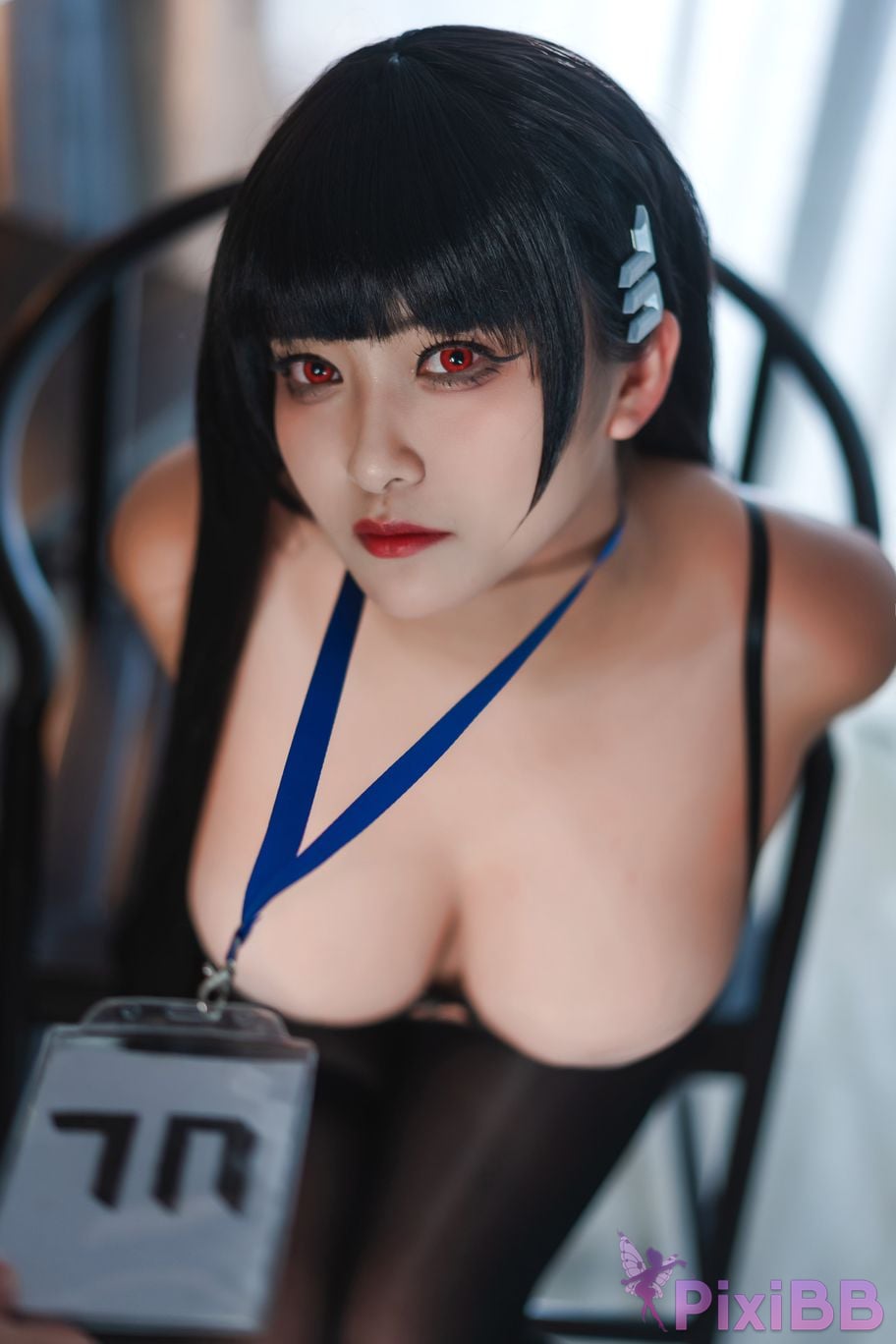 Cosplayer Luo Li LoLiSAMA Blue Archive Rion Moon PixiBB.COM 056