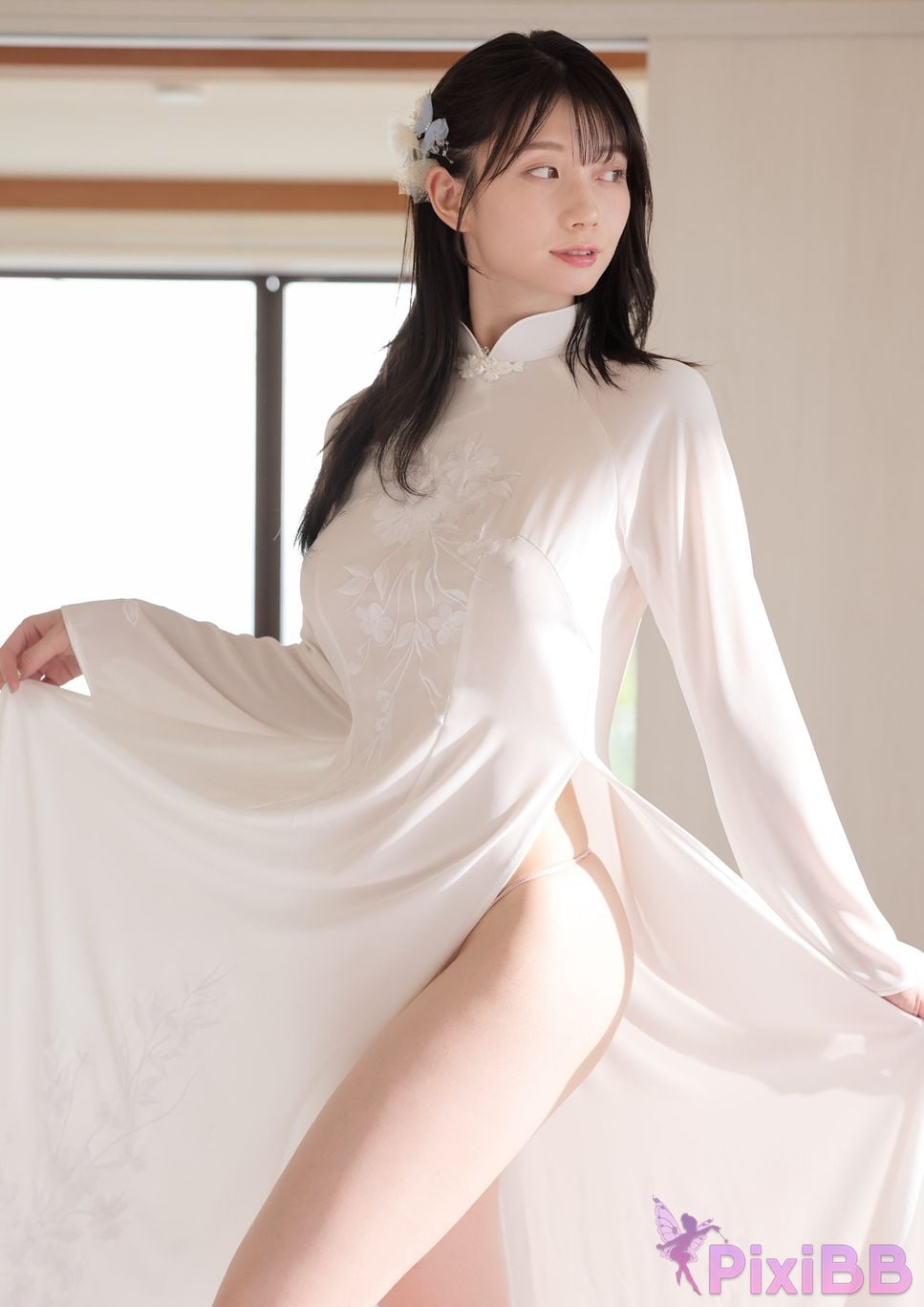 Japanese Idol Kanna Seto Wait a minute Ill get serious now. 100 Page over PixiBB.COM 049