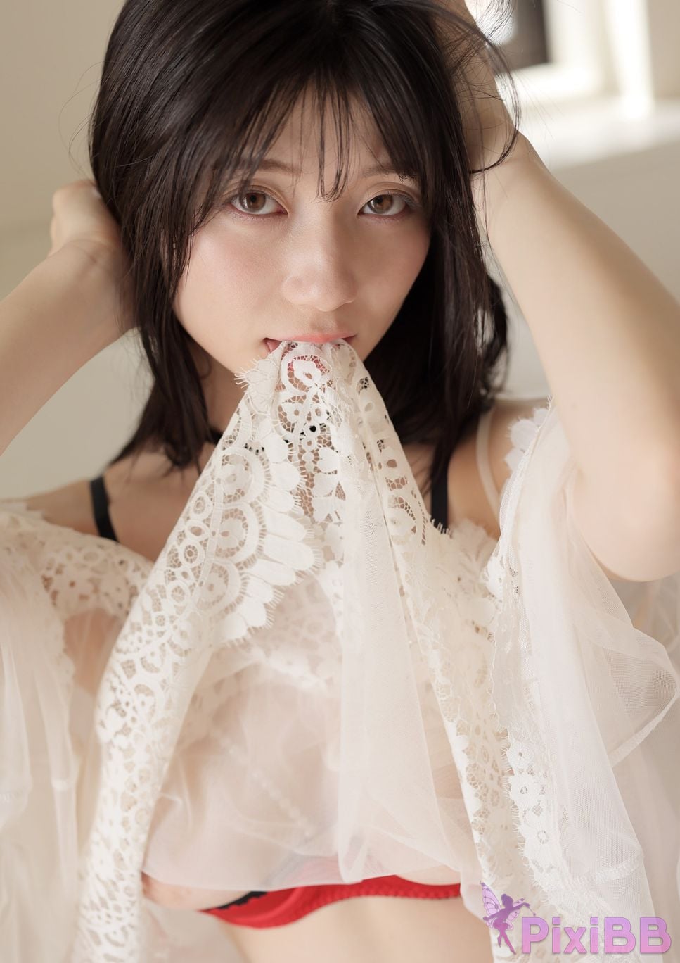 Japanese Idol Kanna Seto Wait a minute Ill get serious now. 100 Page over PixiBB.COM 106