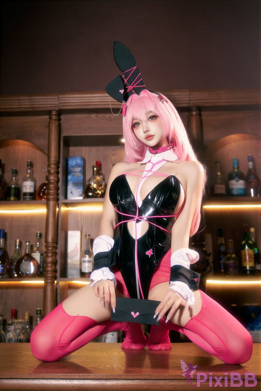 Cosplayer Expired rice noodles Nikke goddess of victory Velvet bunny girl PixiBB.COM 022