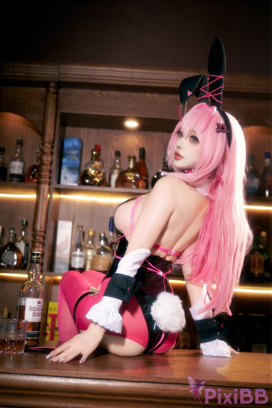 Cosplayer Expired rice noodles Nikke goddess of victory Velvet bunny girl PixiBB.COM 026
