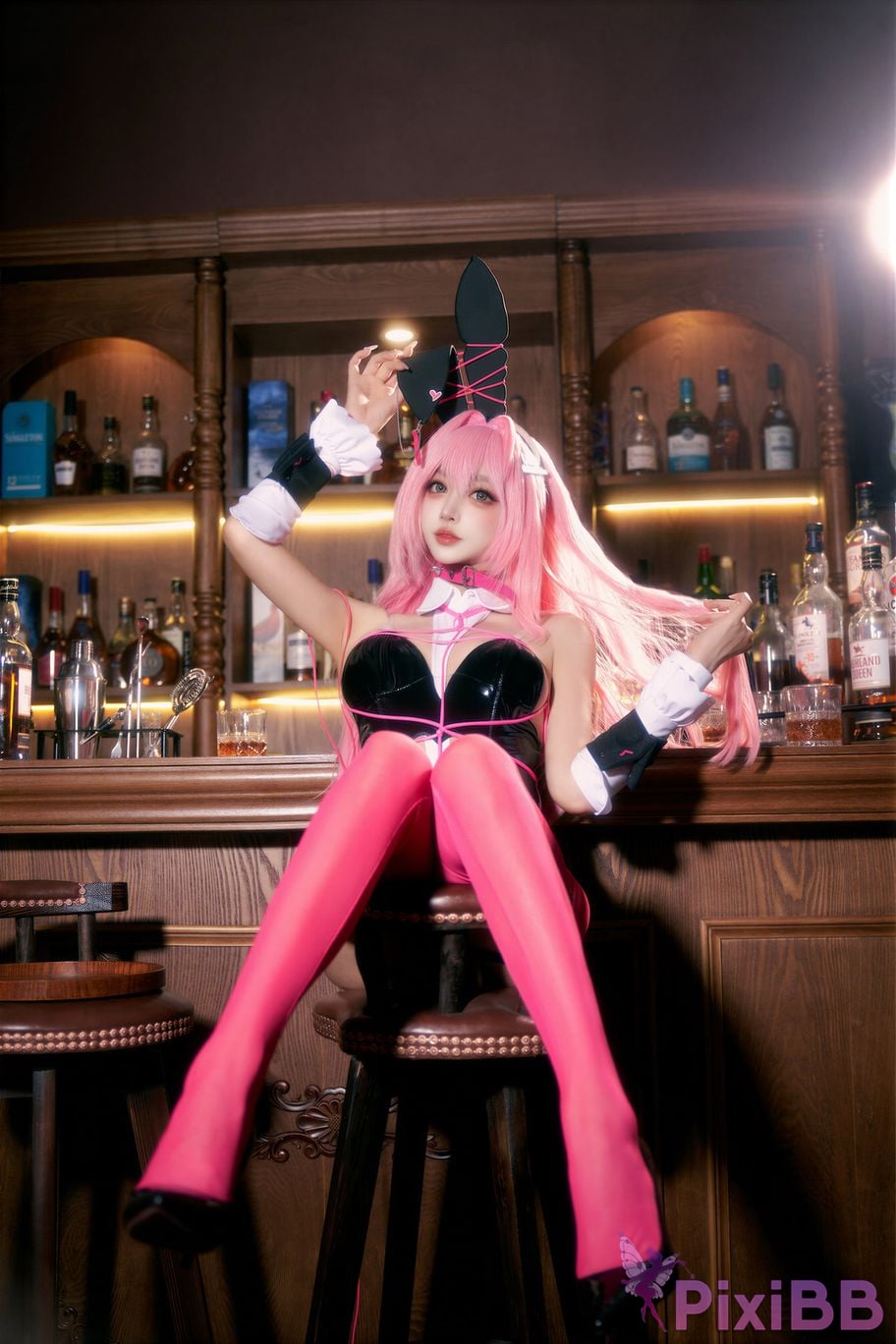 Cosplayer Expired rice noodles Nikke goddess of victory Velvet bunny girl PixiBB.COM 034