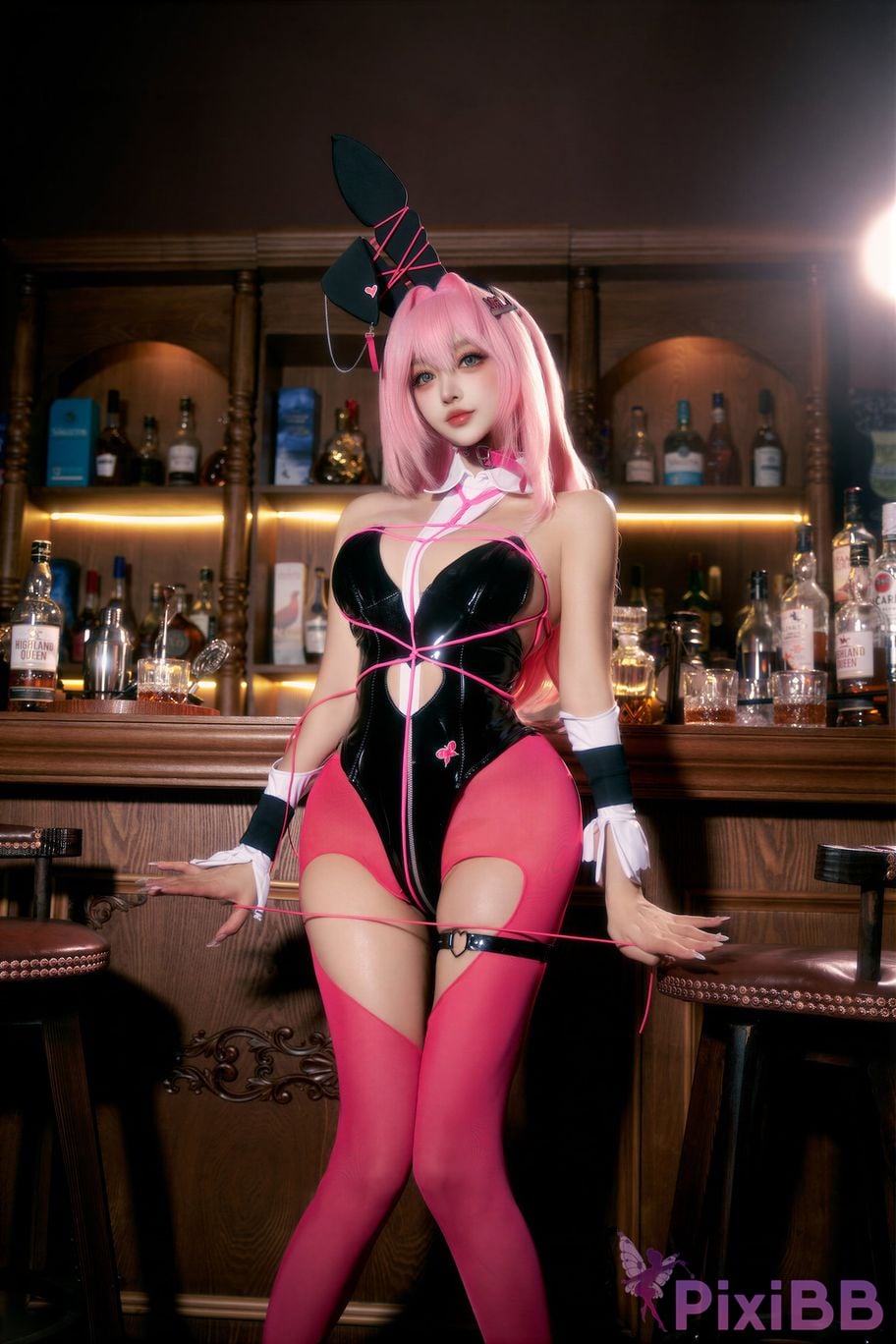 Cosplayer Expired rice noodles Nikke goddess of victory Velvet bunny girl PixiBB.COM 056