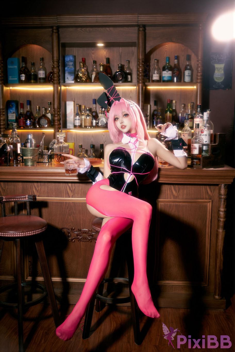 Cosplayer Expired rice noodles Nikke goddess of victory Velvet bunny girl PixiBB.COM 057